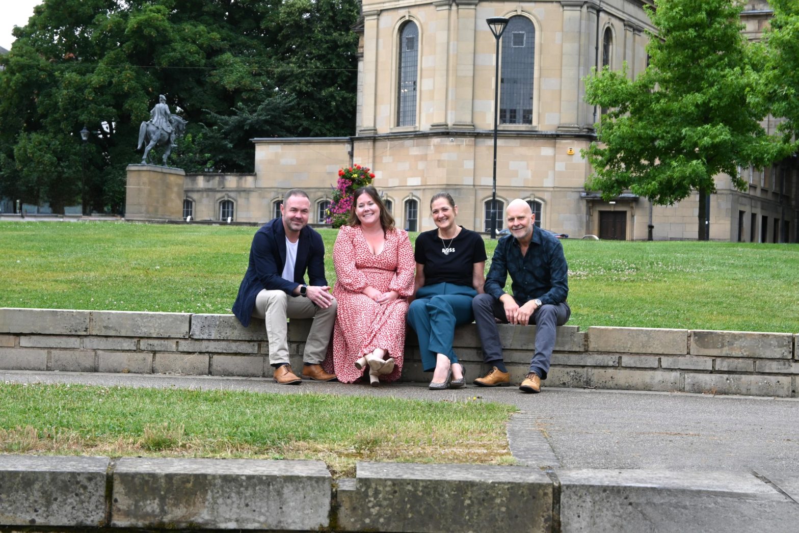 L-R Craig Barker, Katie Bregazzi, Sarah Ball, Andy Ball