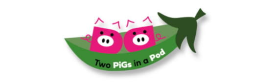 PiGs AKA People in Glazing Society PiGs in a Pod Logo