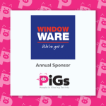 Window Ware Annual Sponsor Graphics PiGs Annual Sponsor Logo 2025 with Window Ware