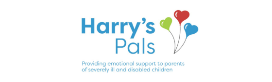 Harry's Pals is PiGs Charity of the Year banner with strapline Harry's Pals is PiGs Charity of the Year banner with strapline