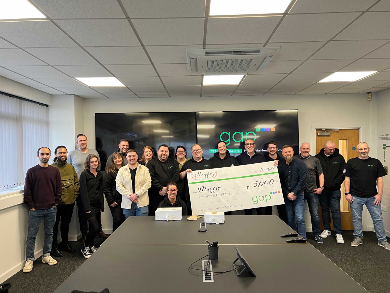 Maggie Stillbirth Legacy cheque donation