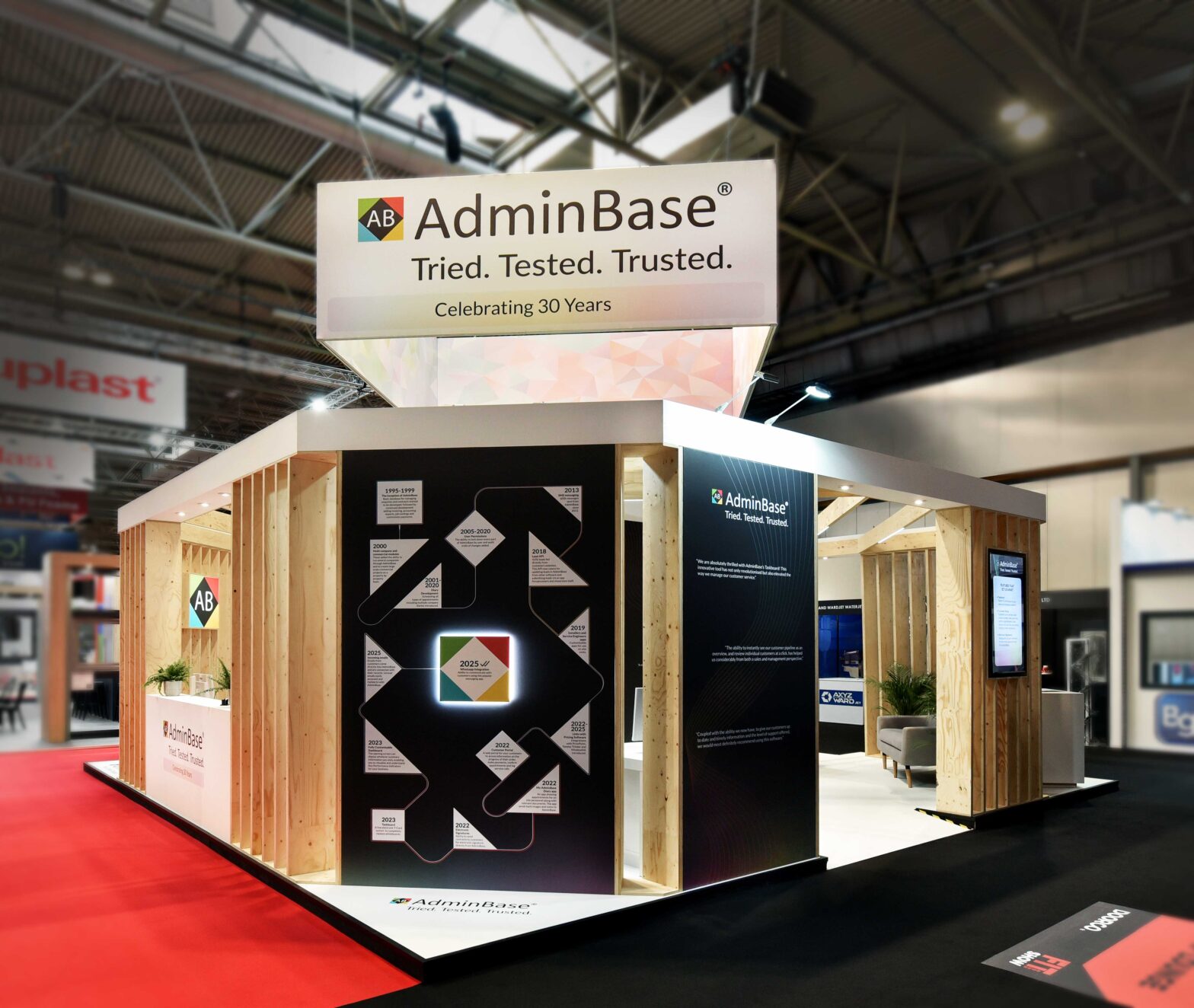 Admin Bases stand at FIT Show 2025