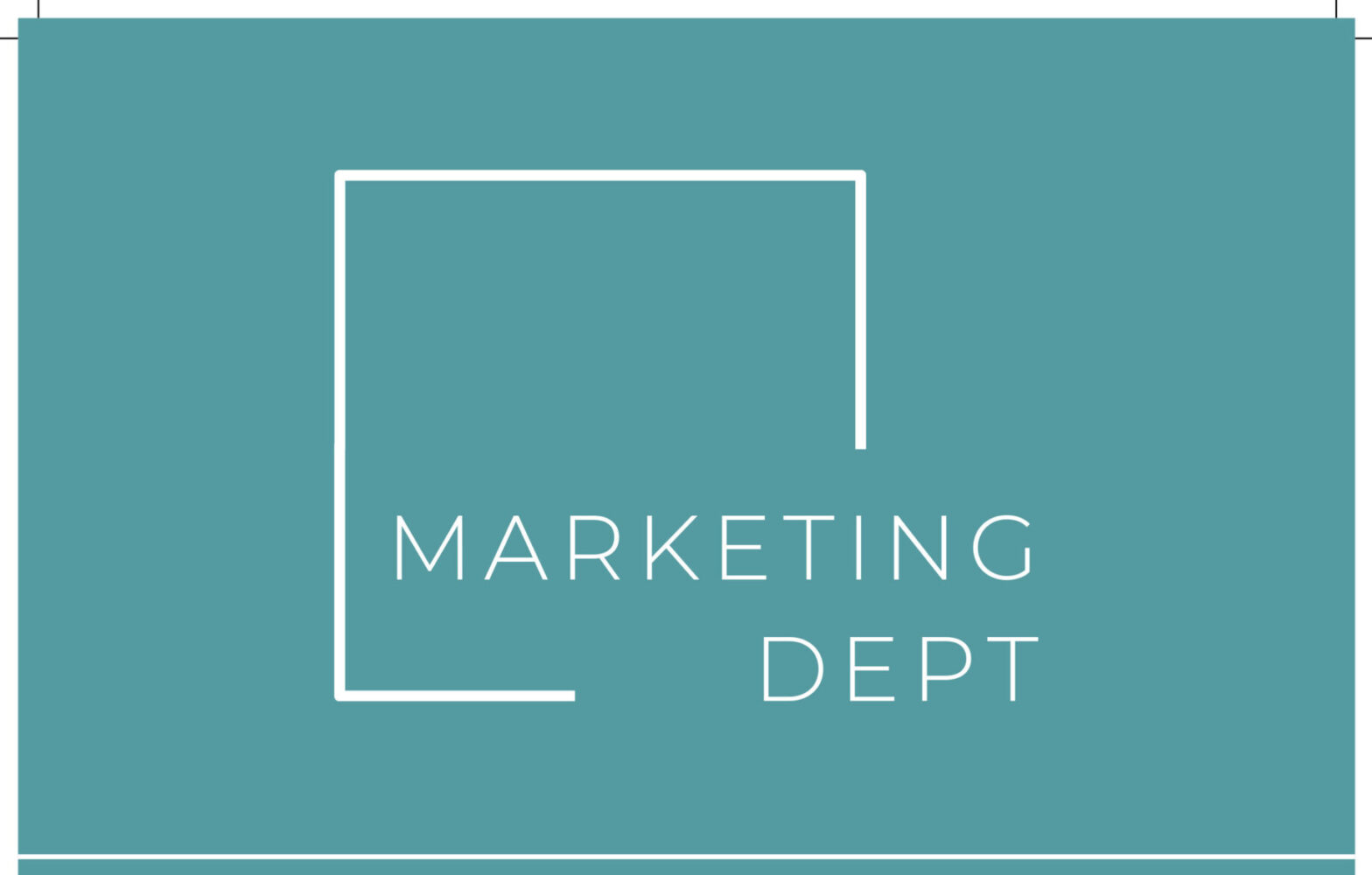 Marketing Dept. launch