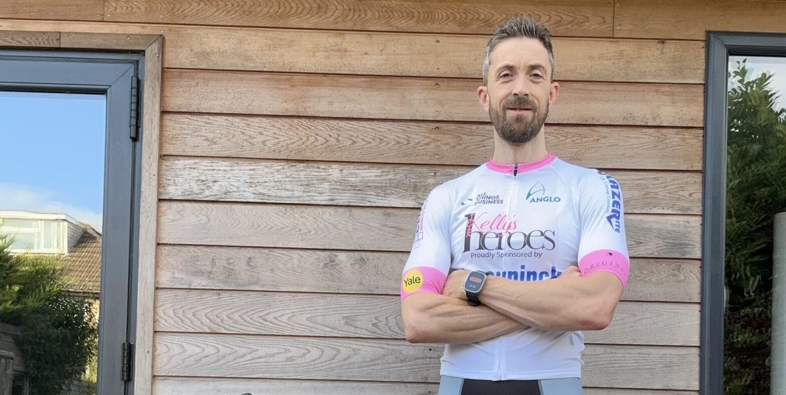 Greg Du-Feu is part of the Kelly's Heroes team taking on the Rock Bottom, The Journey Back charity cycling challenge