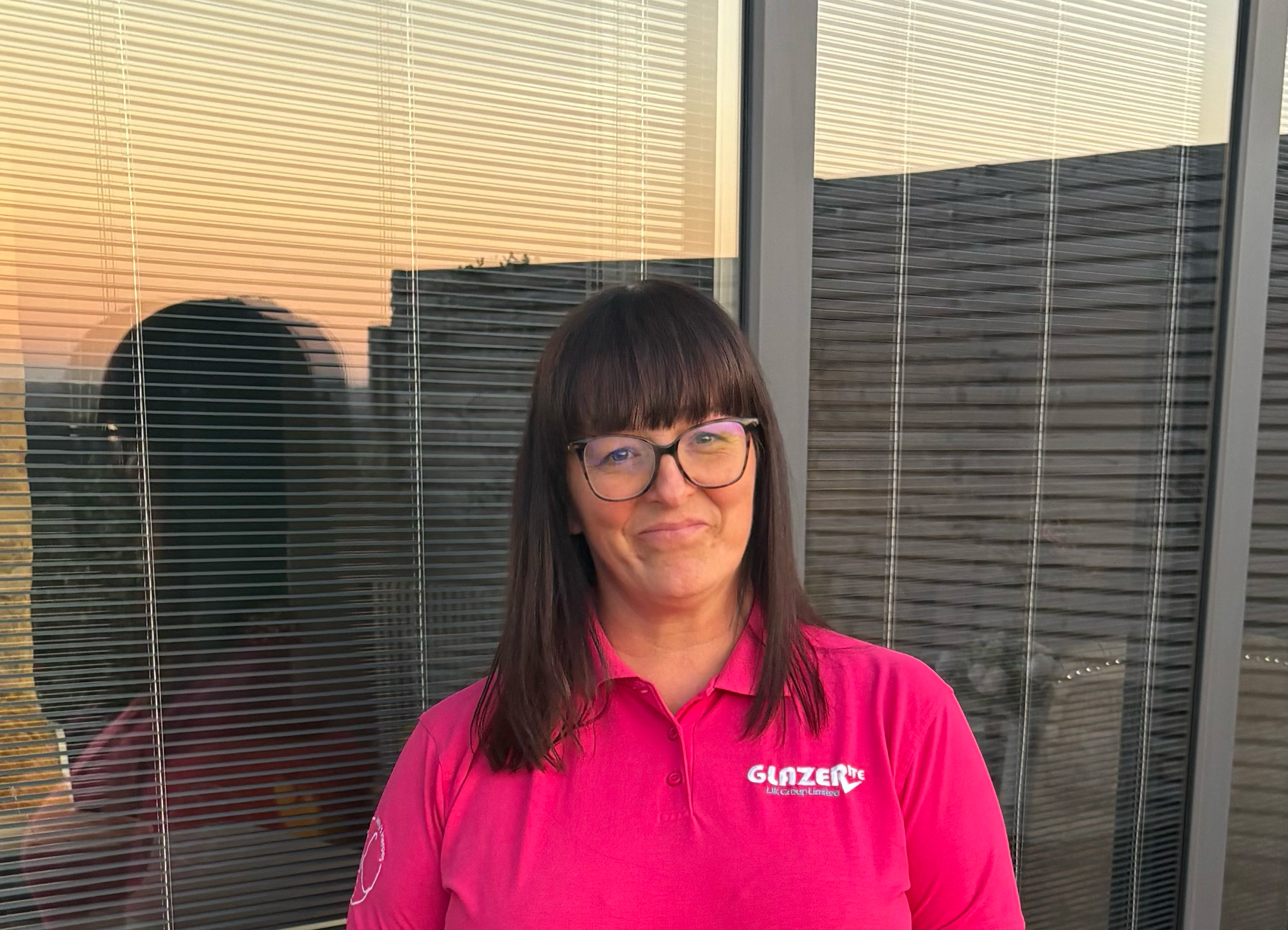 Michelle Wright has reached her 10th anniversary at Glazerite UK Group