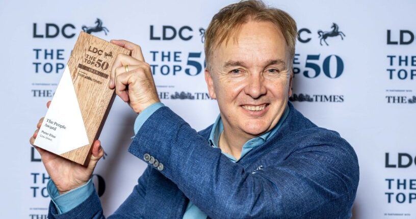 Peter Ellse, co-founder and CEO of Cosy Direct has been recognised as one of the UK’s most ambitious business leaders