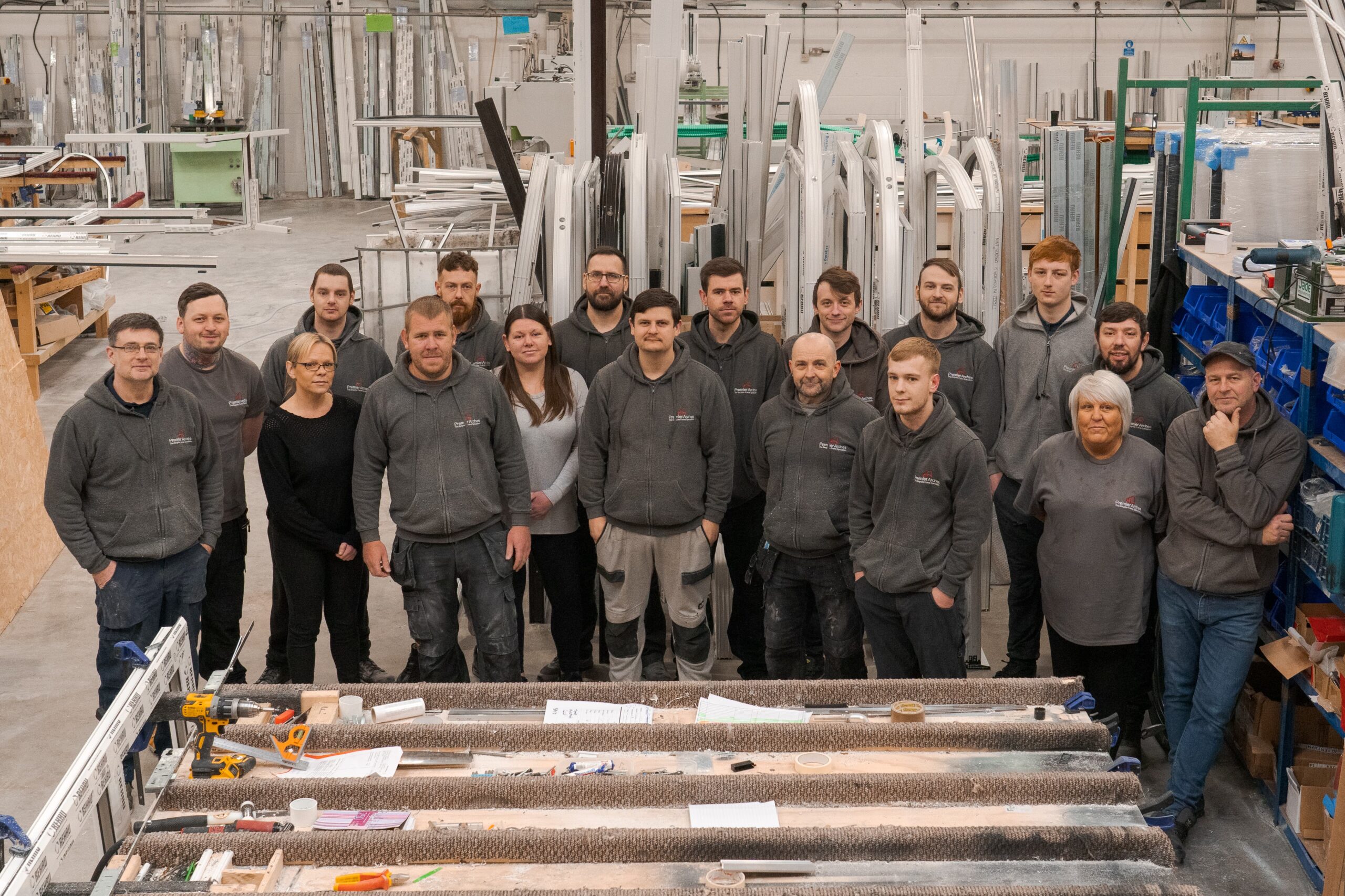 The Premier Arches team recently celebrated its 10th anniversary as a business