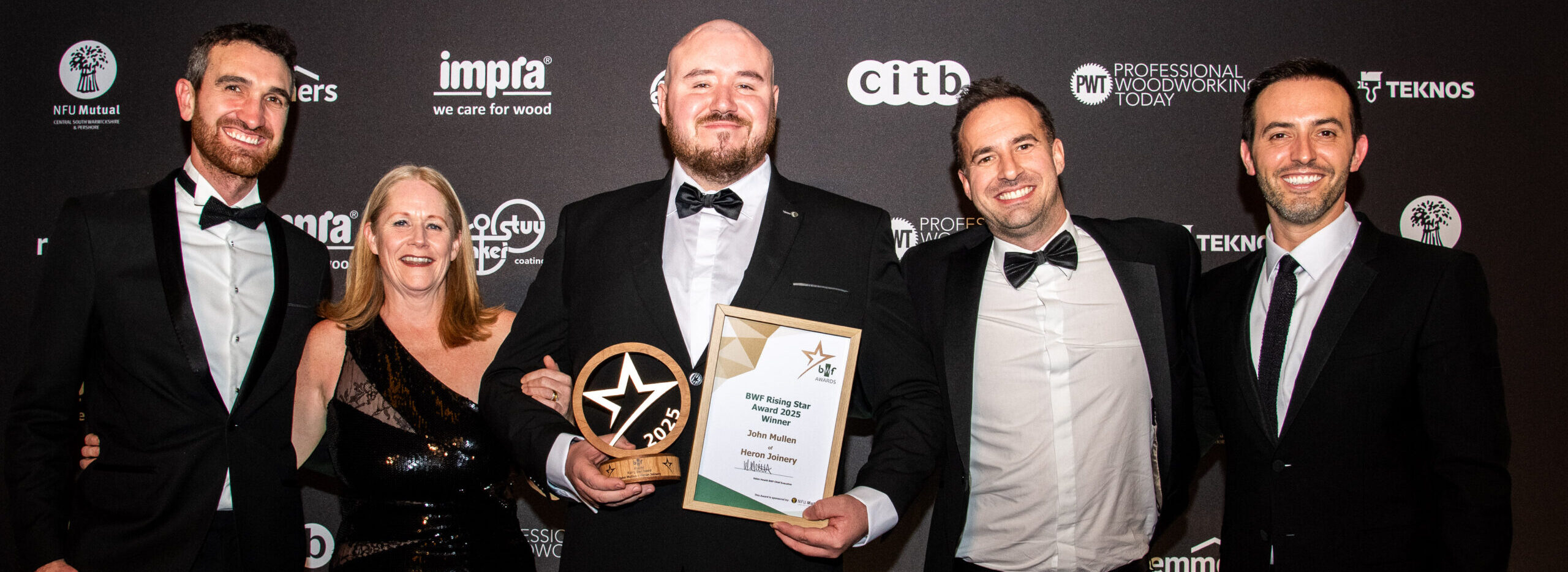 John Mullan won the Rising Star award at the BWF Awards 2025