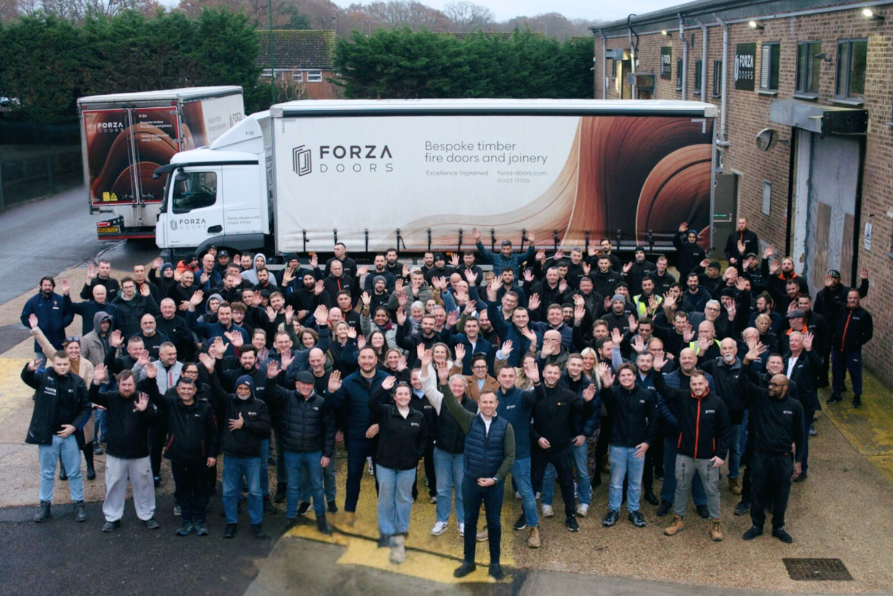 Forza Doors won the Large Business of the Year Award at the Sussex Business Awards 2025