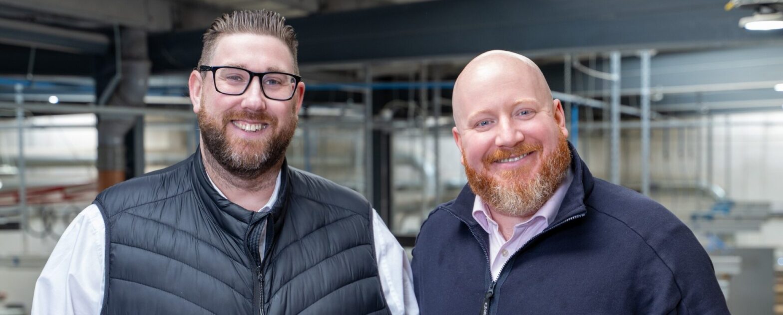 Forza Doors new appointments - Anthony Kennedy (Specification Manager) and Ricky Thomas (Head of Commercial)