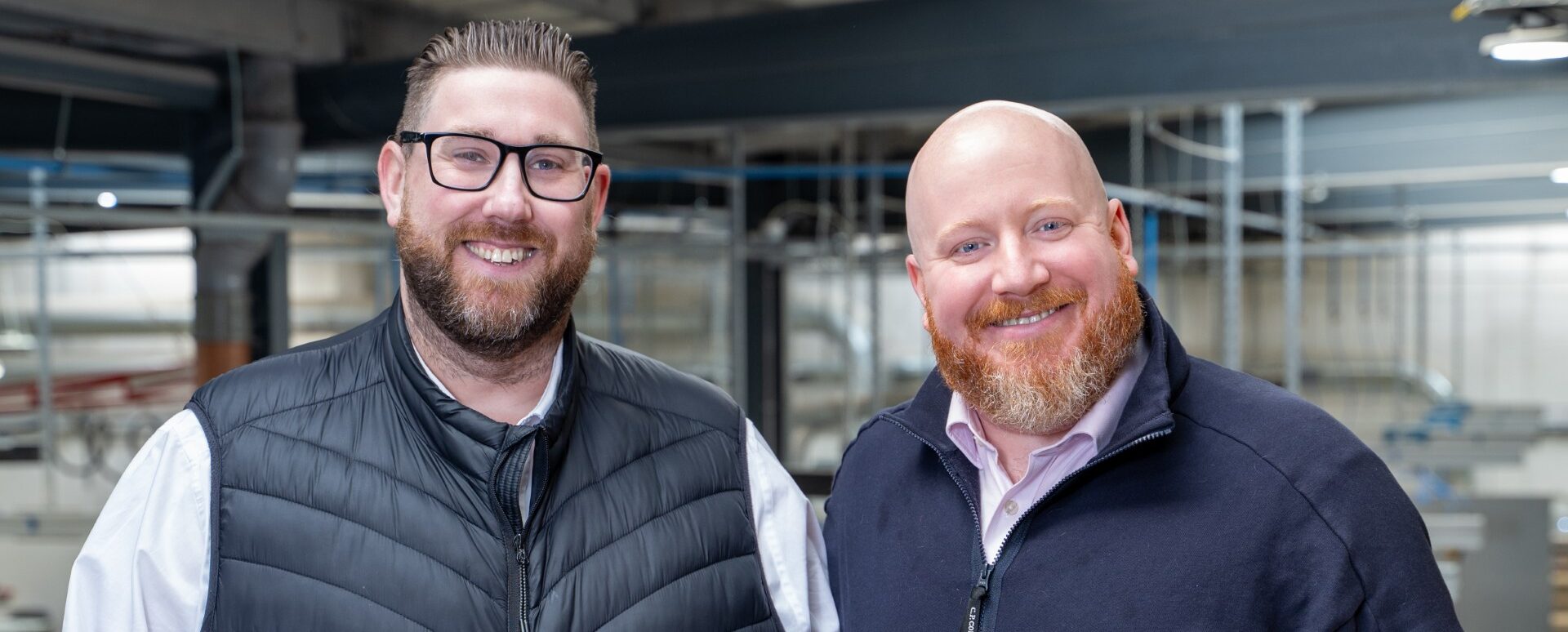 Forza Doors new appointments - Anthony Kennedy (Specification Manager) and Ricky Thomas (Head of Commercial)