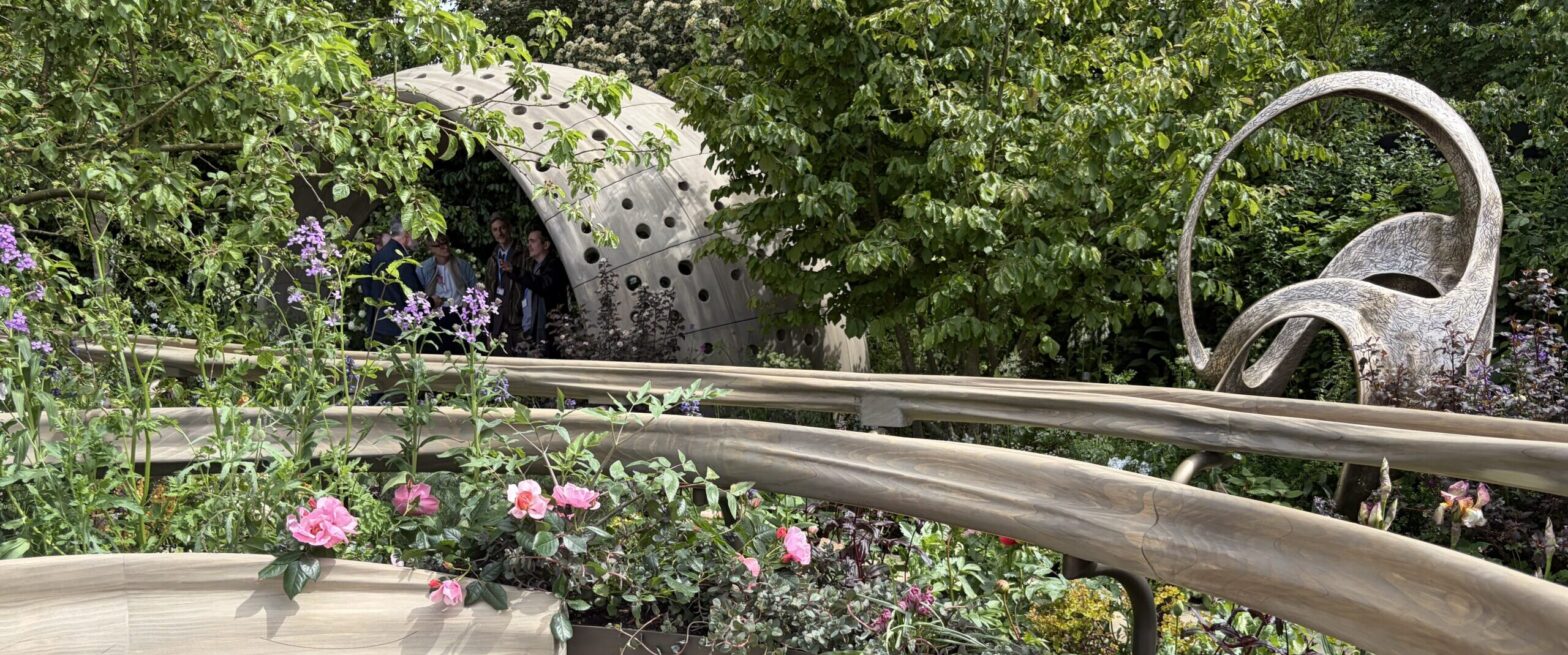 The Parkinson’s UK charity garden, featuring Accoya wood, won Silver at the Chelsea Flower Show 2026